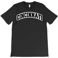 Cincinnati Ohio Varsity Style Vintage Red Tank Top T-shirt | Artistshot