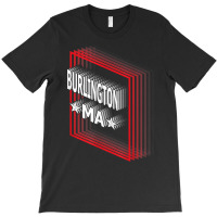 Retro Vaporwave Burlington Massachusetts Ma T Shirt T-shirt | Artistshot