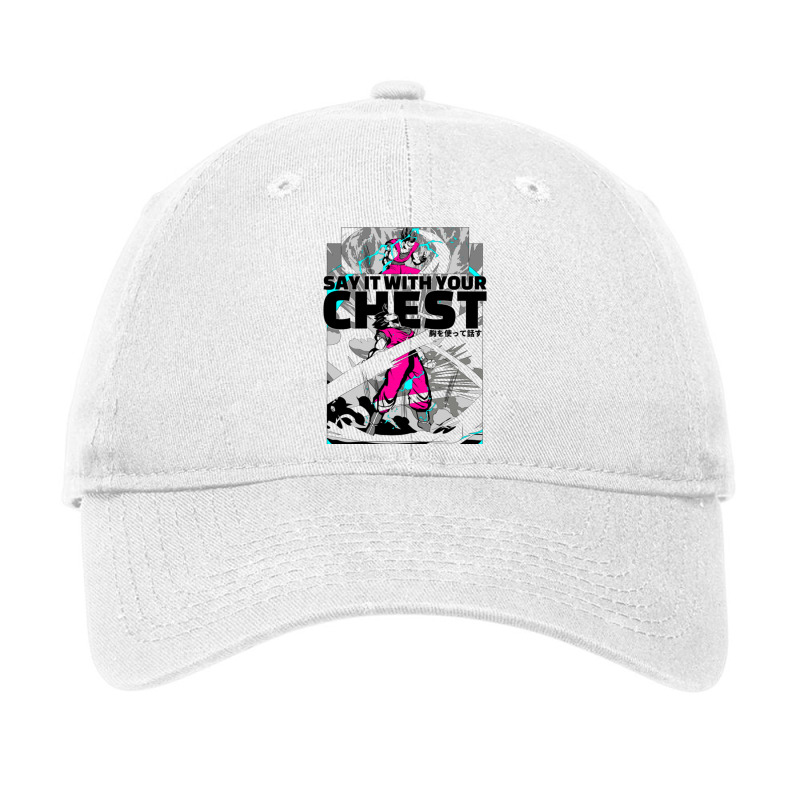 Say It With Your Chest Adjustable Cap by Ha Thu | Artistshot