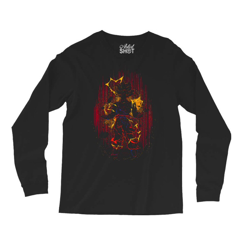 Shadow Of The Saiyan Long Sleeve Shirts by Ha Thu | Artistshot