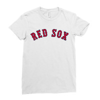 Lettering | Boston.red.sox | Baseball Ladies Fitted T-shirt | Artistshot