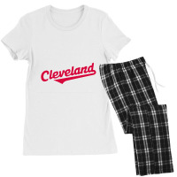 Text In | Cleveland.indiansw | Baseball Women's Pajamas Set | Artistshot