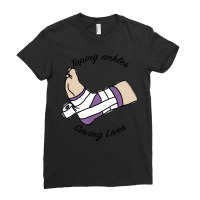 Taping Ankles Saving Lives Ladies Fitted T-shirt | Artistshot