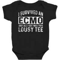 Ecmo Survivor Apparel   Funny Great Survivors Design T Shirt Baby Bodysuit | Artistshot