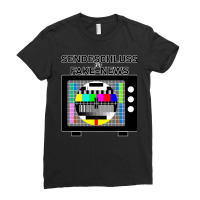 Graphic Music Propaganda Gifts Women Ladies Fitted T-shirt | Artistshot