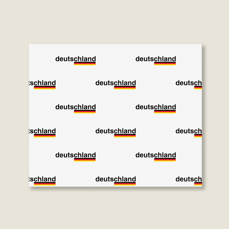 Deutschland Landscape Canvas Print | Artistshot