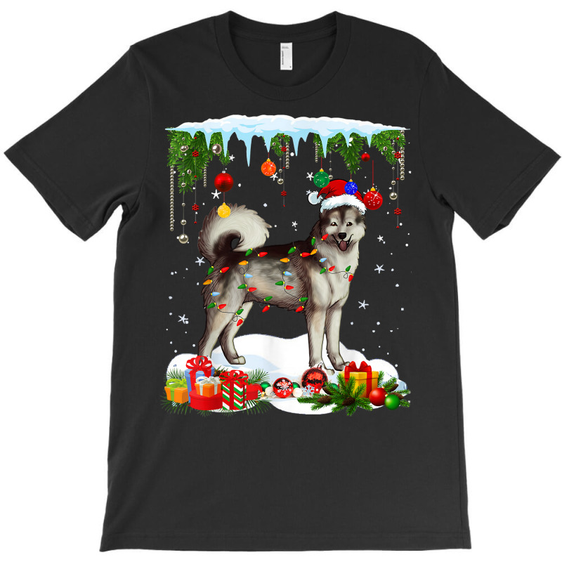 Funny Alaskan Malamute Dog Christmas Xmas Cute T Shirt T-shirt | Artistshot