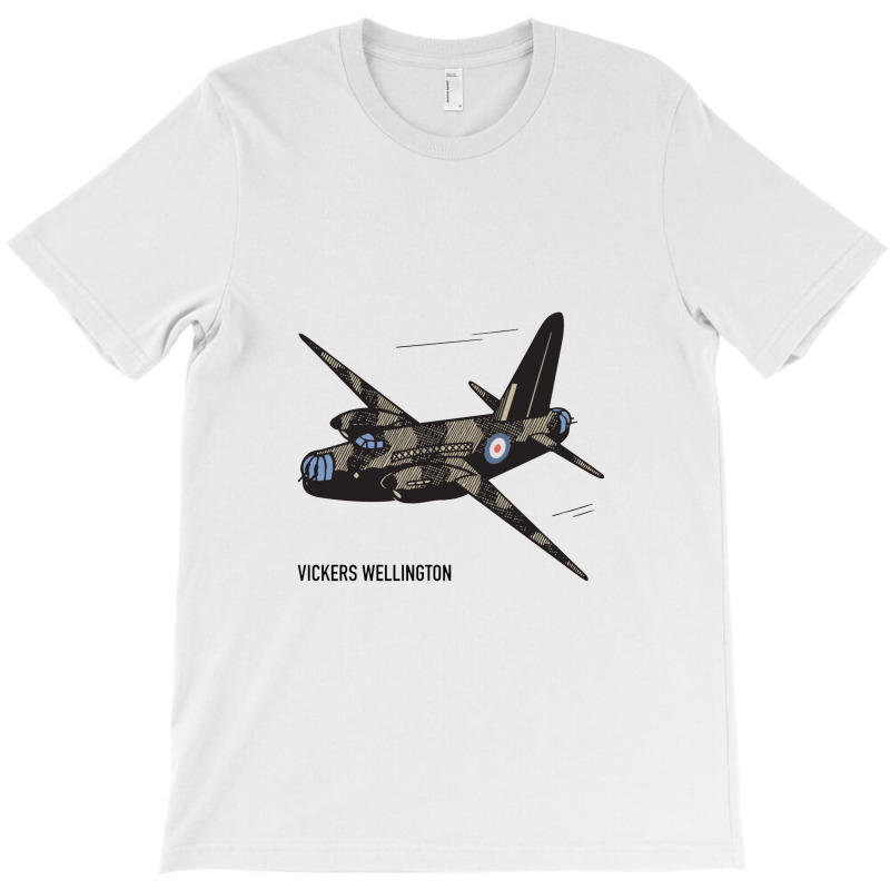 Wellington British Ww2 Bomber Plane Art T-shirt | Artistshot