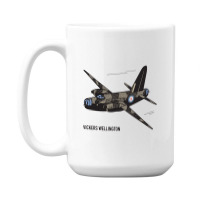 Wellington British Ww2 Bomber Plane Art 15 Oz Coffee Mug | Artistshot