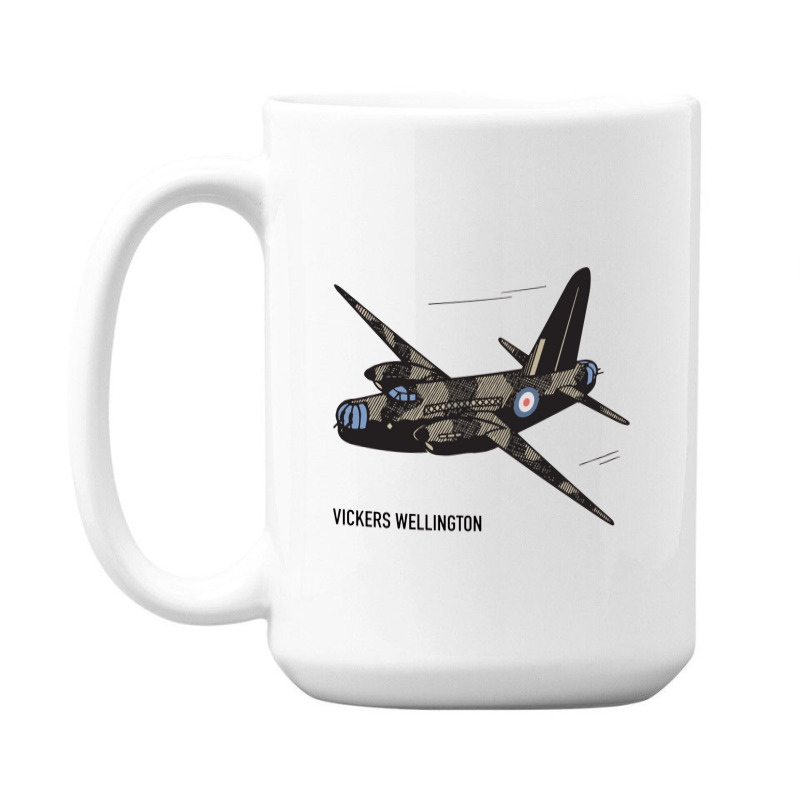 Wellington British Ww2 Bomber Plane Art 15 Oz Coffee Mug | Artistshot