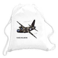 Wellington British Ww2 Bomber Plane Art Drawstring Bags | Artistshot