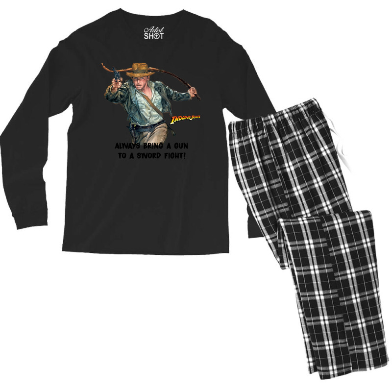 Retro Vintage Dr. Jones For Men Women Men's Long Sleeve Pajama Set | Artistshot