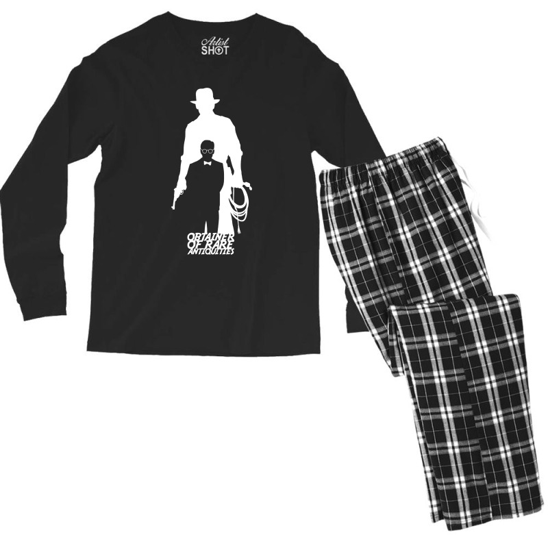 Vintage  Holy Grail Gifts Men Men's Long Sleeve Pajama Set | Artistshot