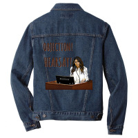 Vintage Retro Girl Pretty Mens Funny Men Denim Jacket | Artistshot