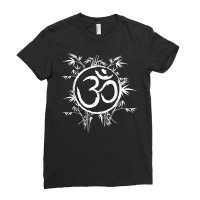 Mantra Om Yoga Bamboo Asian Japan Zen Buddhism Buddhist Gift T Shirt Ladies Fitted T-shirt | Artistshot