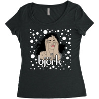 Vintage Graphic Bjorks Poster Women's Triblend Scoop T-shirt | Artistshot