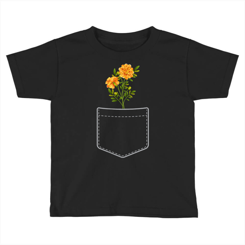 Marigold Flowers In Your Pocket T Shirt Toddler T-shirt by nevinsledowtinwq | Artistshot