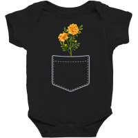 Marigold Flowers In Your Pocket T Shirt Baby Bodysuit | Artistshot