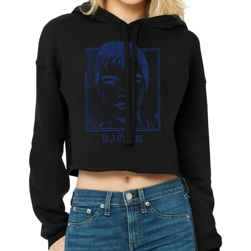 Vintage Movies Bjorks Retro Cropped Hoodie by Artist-Mauricio | Artistshot