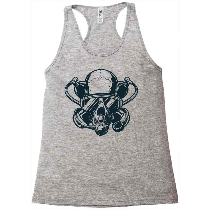 Scuba Diver Twinset Diving Theme Racerback Tank by ShelaRenayKaeser | Artistshot