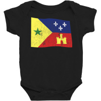 Inclusive Green Star Acadiana Cajun Flag Premium T Shirt Baby Bodysuit | Artistshot