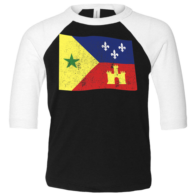 Inclusive Green Star Acadiana Cajun Flag Premium T Shirt Toddler 3/4 Sleeve Tee | Artistshot