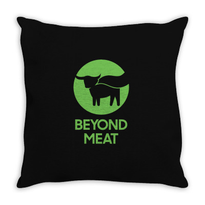 Beyond Meat Throw Pillow Designed By Badaudesign