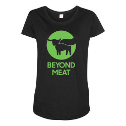 beyond meat Maternity Scoop Neck T-shirt | Artistshot