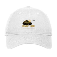 King Tiger Ii Panzer Tank World War Two German Army Adjustable Cap | Artistshot