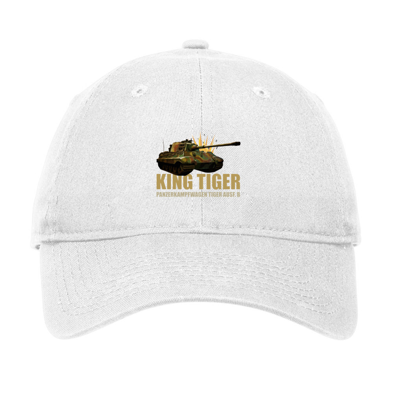 King Tiger Ii Panzer Tank World War Two German Army Adjustable Cap by naeshastores | Artistshot