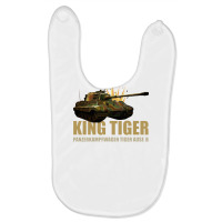 King Tiger Ii Panzer Tank World War Two German Army Baby Bibs | Artistshot