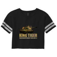 King Tiger Ii Panzer Tank World War Two German Army Scorecard Crop Tee | Artistshot