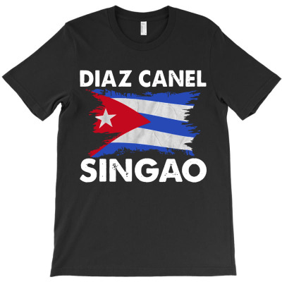 Cuba Flag Vintage T-shirt Designed By Johnny Wiggins