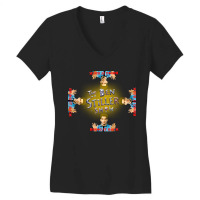 Character Animated Cross Triangle Gifts Women Women's V-neck T-shirt | Artistshot