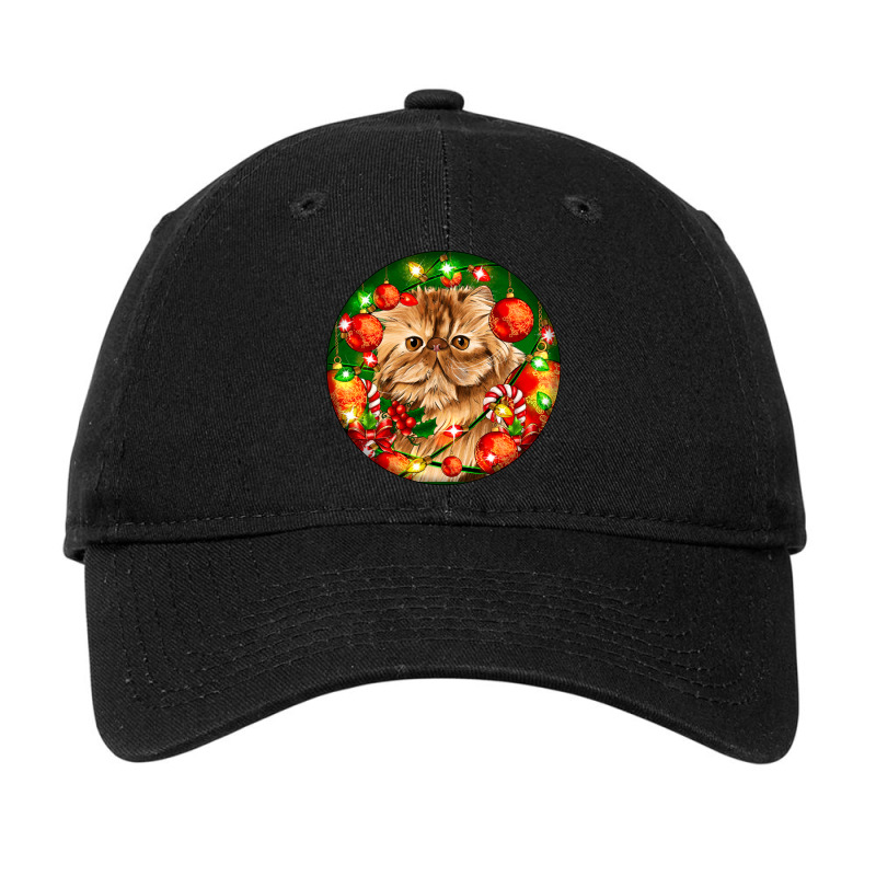 Christmas Persian Cat Adjustable Cap | Artistshot