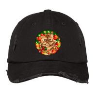 Christmas Persian Cat Vintage Cap | Artistshot