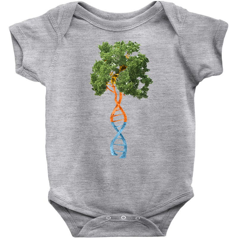 Dna Tree Of Life Earth Science Genetics Environment Biology Raglan Bas Baby Bodysuit by lacourpnyaray3 | Artistshot