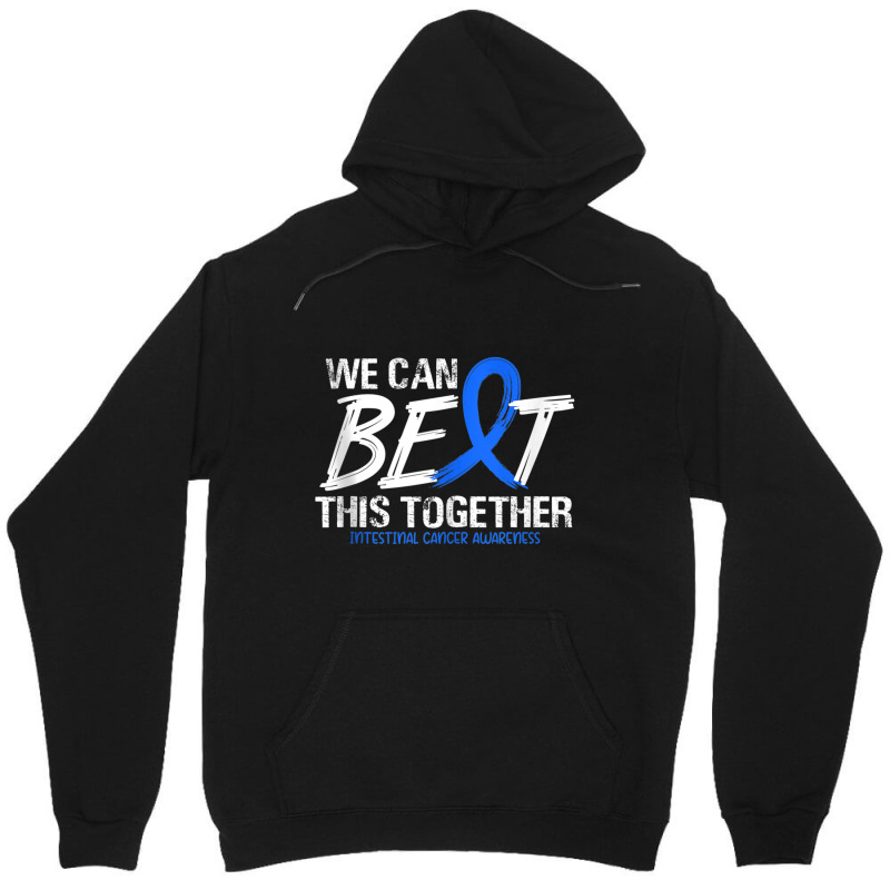 We Can Beat This Together Blue Ribbon Intestinal Cancer Unisex Hoodie by LaytonDesign | Artistshot