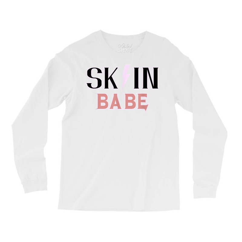 Skin Babe Skincare Lover Skin Specialist Skin Esthetician T Shirt Long Sleeve Shirts | Artistshot