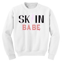 Skin Babe Skincare Lover Skin Specialist Skin Esthetician T Shirt Youth Sweatshirt | Artistshot