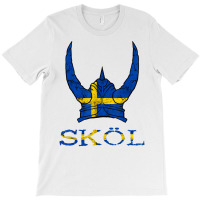 Skol Swedish Viking Helmet Sweden Nordic Northman Swede T Shirt T-shirt | Artistshot