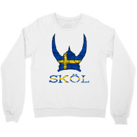 Skol Swedish Viking Helmet Sweden Nordic Northman Swede T Shirt Crewneck Sweatshirt | Artistshot