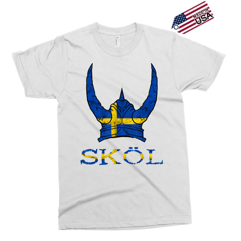 Skol Swedish Viking Helmet Sweden Nordic Northman Swede T Shirt Exclusive T-shirt | Artistshot