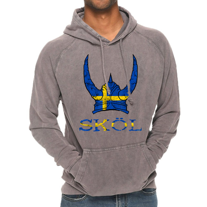 Skol Swedish Viking Helmet Sweden Nordic Northman Swede T Shirt Vintage Hoodie | Artistshot