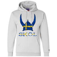 Skol Swedish Viking Helmet Sweden Nordic Northman Swede T Shirt Champion Hoodie | Artistshot