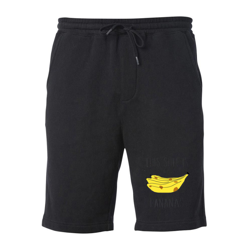 This Shit Is Bananas Fleece Short | Artistshot