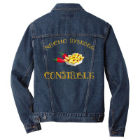 Nacho Average Constable Funny Hispanic Mexican Police T Shirt Men Denim Jacket | Artistshot