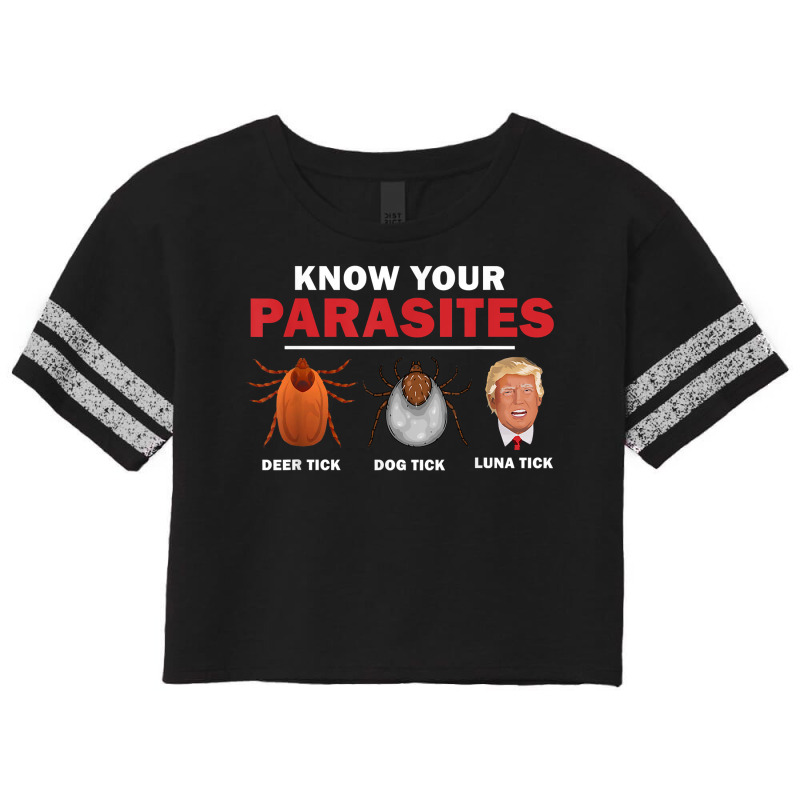 Retro Know Your Parasites Luna Tick Anti Trump 86 45 Gift T Shirt Scorecard Crop Tee by milkeyderamse | Artistshot