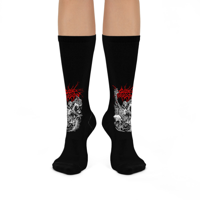 Cattle Decapitation Design Crew Socks | Artistshot