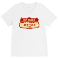 New York Fort Stanwix National Monument T Shirt V-neck Tee | Artistshot